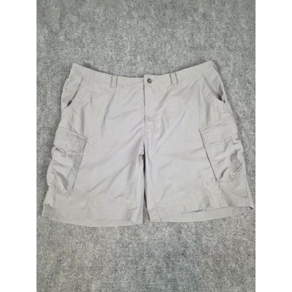 REI Sahara Cargo Shorts Mens XXXL Gray Nylon Hiking Outdoor Utility 16074-S14
